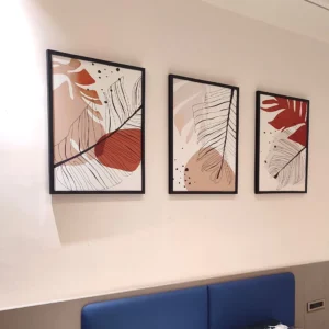 Leaf Abstract Painting (Set of 3)